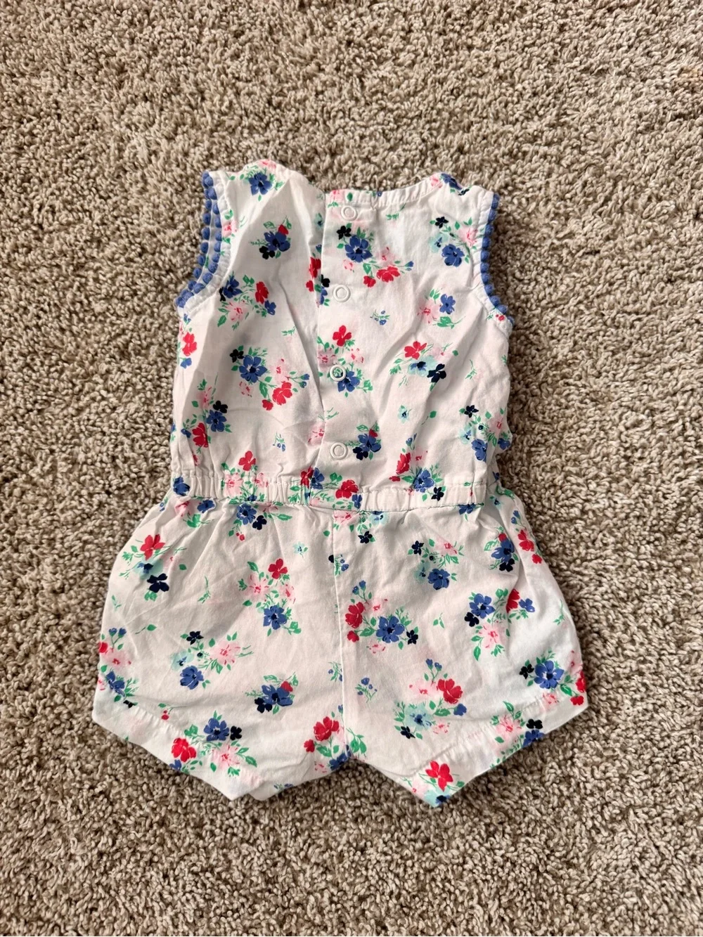 Carters Baby Girl Outfit Bundle Floral Romper | Summer Clothes Lot 3 months